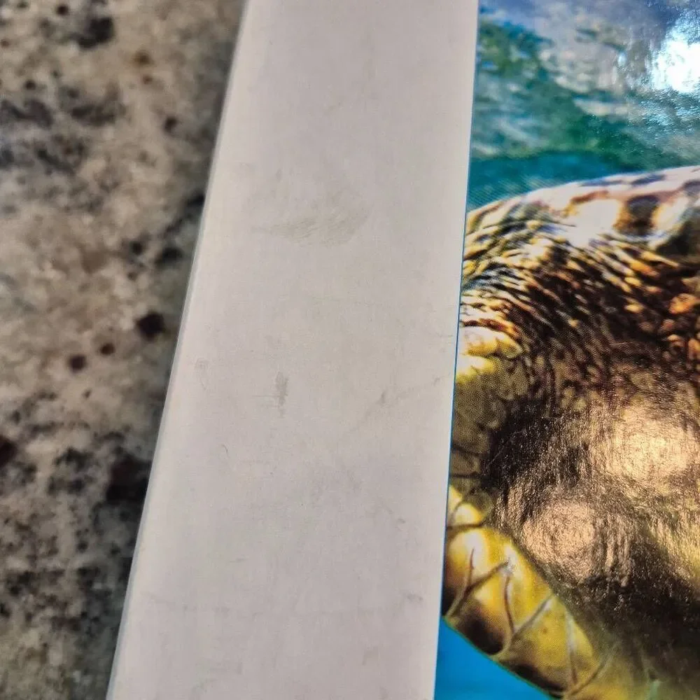 Earthpix Sea Turtle 500 pc Jigsaw Puzzle NEW box stained